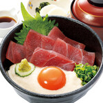 源内 - 本まぐろ中とろ月見丼