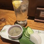 五郎 - カニ味噌　大根や胡瓜での食べ方を知った夜