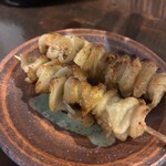 鳥楽 - 皮串　塩