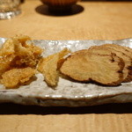 焼鳥 みずき - 湯葉といびりがっこ☆