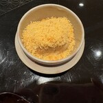 吉凰 はなれ - 追加の白子にカラスミ　下にごはん　うー美味しい！