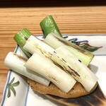 旬菜食飲　かめ蔵 - 焼きねぎ味噌
