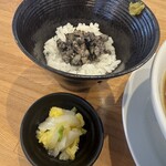 らーめん 八芯 - 追い飯 鶏炭火ゆずこしょう