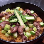日本料理 by ザ・リッツ・カールトン日光 - 蛍烏賊とアスパラガスのパエリア