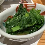 鮨 こん藤 - 菜花の辛子和え