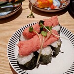 海鮮居酒屋 魚政 - ねぎとろのっけ寿司