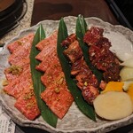 和牛炭火焼肉 ほまれ - 