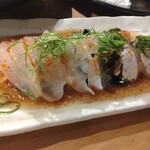 鈴木水産 - 鯛のカルパッチョ