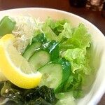 海鮮処 横手屋 - サラダ盛合（ハーフ）