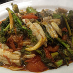 みょうが屋 - メジナのタイ風炒め アクセントに太刀魚 ソースがうますぎる