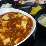 上海亭 - 麻婆豆腐定食550円