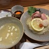 めん 呼白 - 「Hotate2（帆立昆布水つけ麺）」（2,000圓）
「つけたま（蘭王と自家製出汁醬油）」（200圓）。