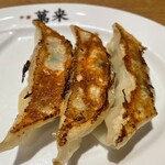 萬来 - おつまみ４種とアルコールが選べるプレミアムちょい飲みセットの手作り餃子