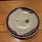 めん 呼白 - 鹽と山葵。