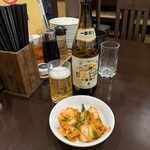 函館麺屋 ゆうみん - 一番搾り中瓶 650円