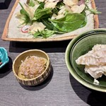 和処 昇吉 - マスターのお任せアテ3種