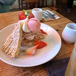 チャイカフェ - 桜もんぶらんショートブレッド