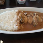 K's curry - 牡蠣&茸カレー(カレー大盛&牡蠣1個増量)