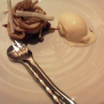 pas à pas... - カシスを使った軽いモンブラン