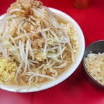 ラーメン二郎 - 小ラーメン(全部)＆おろしポン酢