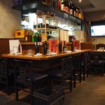 おじさんと日本酒 - 店内（カウンター席）