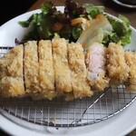 おじさんと日本酒 - 芳寿豚ロースとんかつ