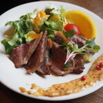 おじさんと日本酒 - 紀州鴨のロースト