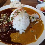 SPICE CURRY　Blue Coral Reef - あいがけスタイル