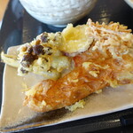 武蔵野うどん 竹國 - 天ぷら
