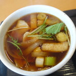 武蔵野うどん 竹國 - 肉汁