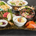 旬の蔵 八 - 料理写真:鮮魚コース(4人前)