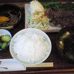 ステーキ茶屋　下町ッ子 - 特選神戸牛ランプステーキ１３０gセット