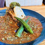 アメイロカリィ - 料理写真:チキンアメイロカリー　¥1250
