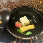 博多料亭 稚加榮 - 菜の花しんじょう