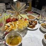 草山夜未眠景觀餐廳 - 次はフルーツの盛り合わせです。