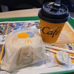 マクドナルド - ドリンク写真:チキンマックマフィンコンビ@\290円
