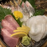 五十八 - 鮮蝦、鰯、水章魚刺身