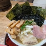 手打ち正麺 Hachimitsu - しなそば/メンマ/有明海苔(¥950/¥200/¥200)