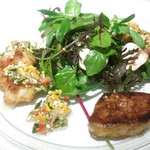 マノワール・ディノ - リードヴォーとフォアグラのサラダ仕立て　ラヴィゴットソース