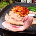 야마가타 돼지의 삼겹살 1인분