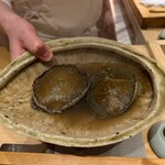 すし 良月 - 佐渡黒鮑