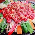 肉処菜家 わくら - 歓送迎会限定特別コース☆肉鍋☆赤身ロースプルコギ鉄板焼きコース！！