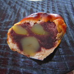 清寿軒 - ”栗饅頭”断面￥２２０ H26.11