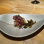 肉寿司 肉和食 KINTAN - 桜鯛とトウガラシの春キャベツ
