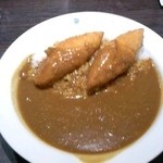 CoCo壱番屋 - coco壱番屋で、ポークカレー300g、１辛、フィッシュフライ。617円。