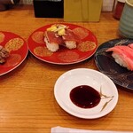 京寿司 - しゃこ　かつおたたき　中トロ