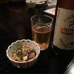 Dainosuke - 2015.2. 付き出しと瓶ビール