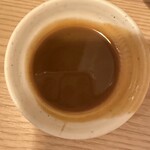 宴屋 - 帆立と白身刺身肝醤油