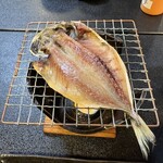 海上料亭 海楽園 - 鯵の干物