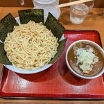 めん和正 - つけ麺+中盛り+海苔。